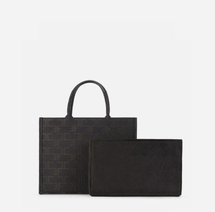 Borsa in pelle nera